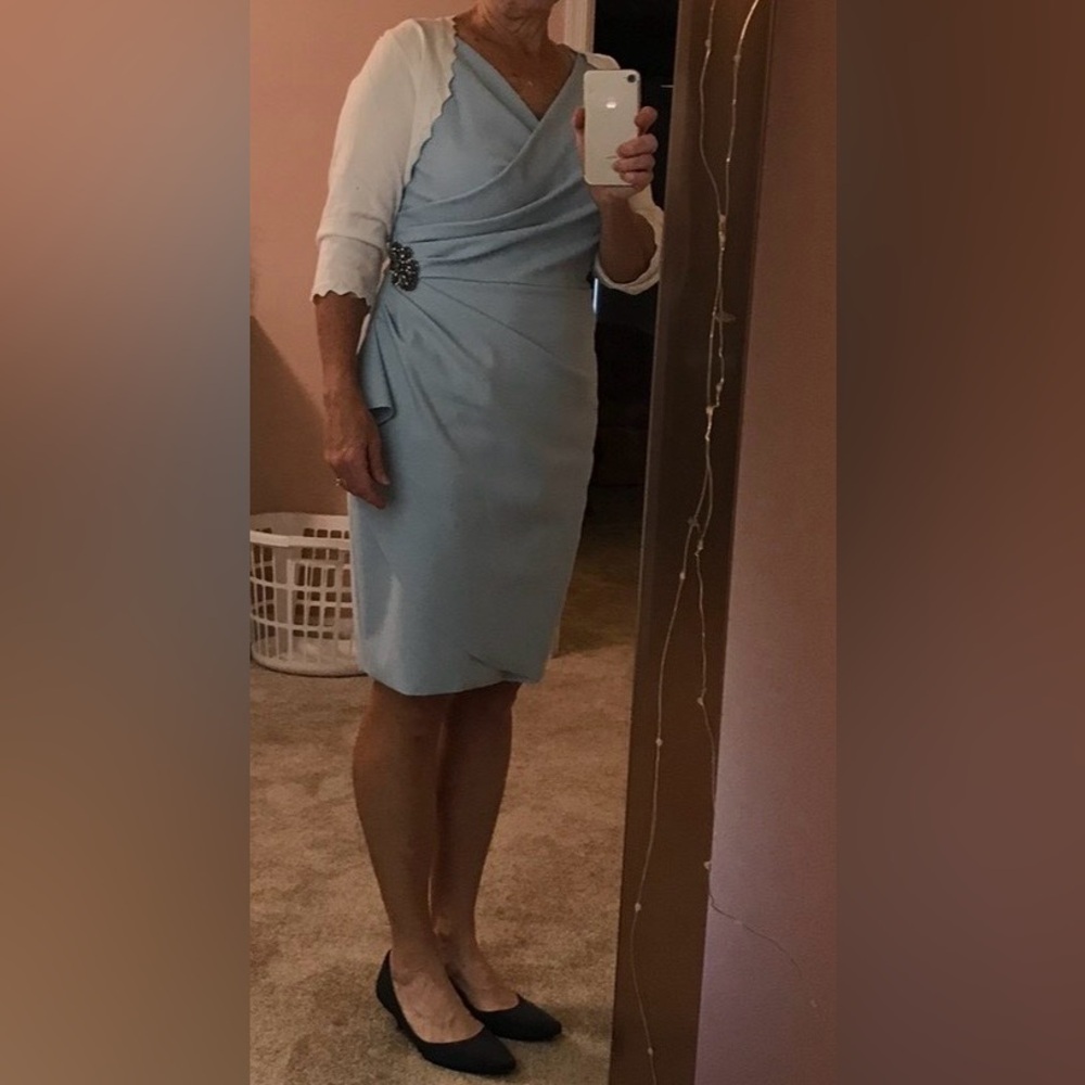Light blue formal or cocktail dress